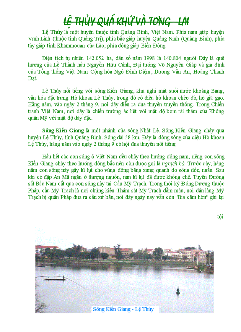 image for page Lệ Thủy quê tôi