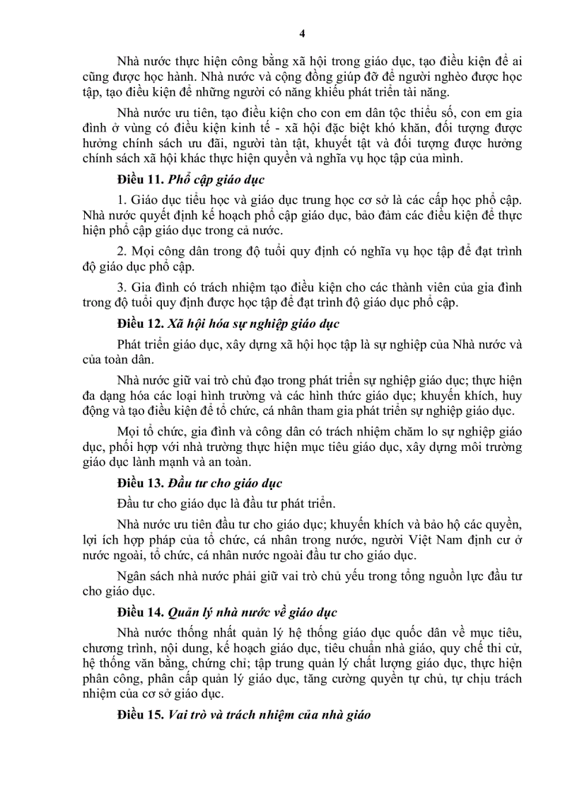 image for page Luật Giáo dục 2005