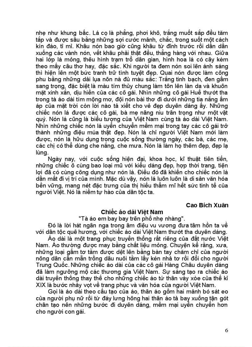 image for page Một số bài văn thuyết minh đã chọn lọc