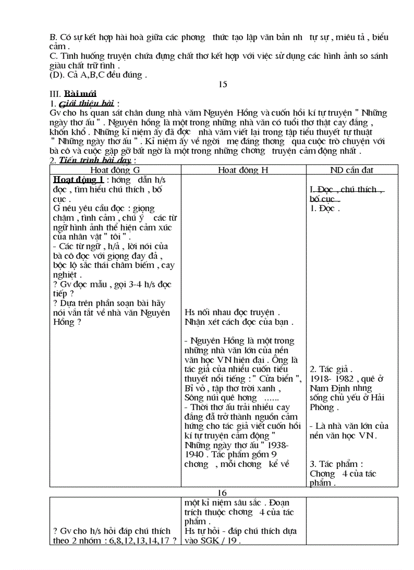 image for page Ngữ Văn 8 3 cột Hà giang