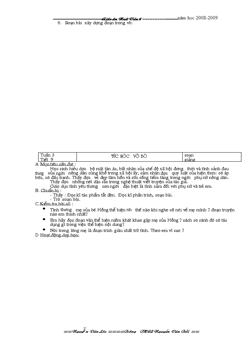 image for page Ngữ văn 8 HK I