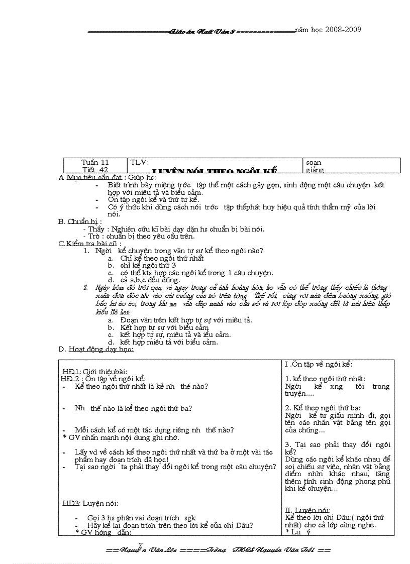 image for page Ngữ văn 8 HK I