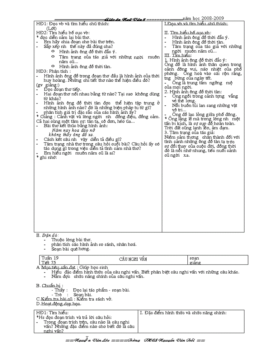 image for page Ngữ văn 8 HK I