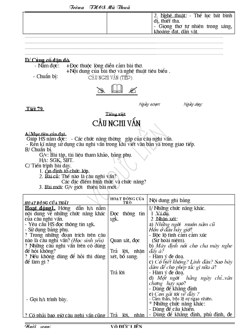 image for page Ngữ văn 8 HKII 3 cột chuẩn