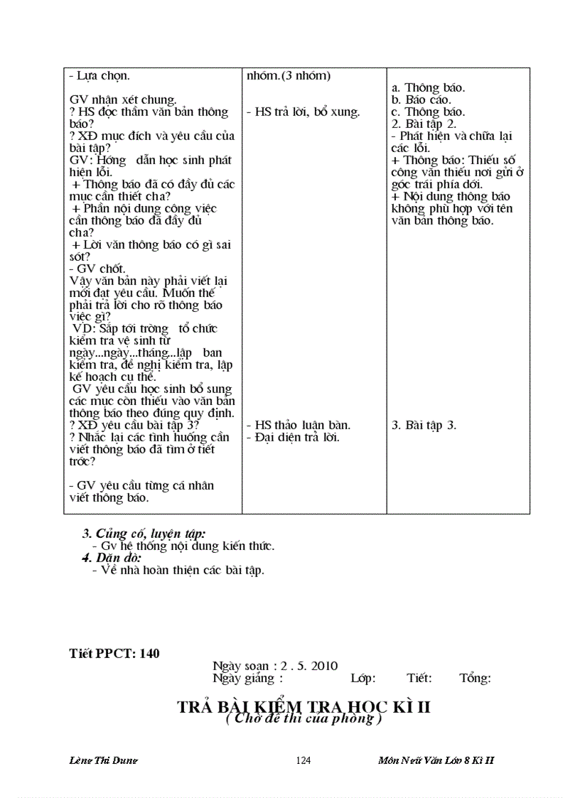 image for page Ngữ văn 8 Học kì II