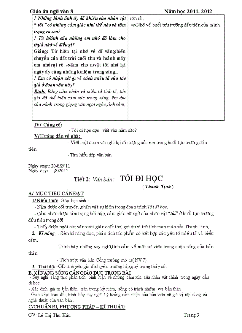 image for page Ngữ văn 8 kì 1