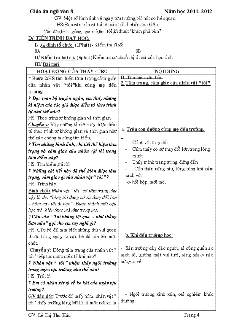 image for page Ngữ văn 8 kì 1