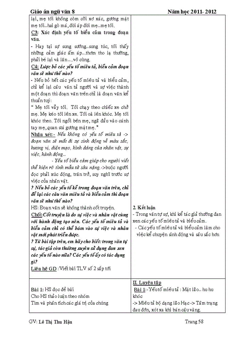 image for page Ngữ văn 8 kì 1