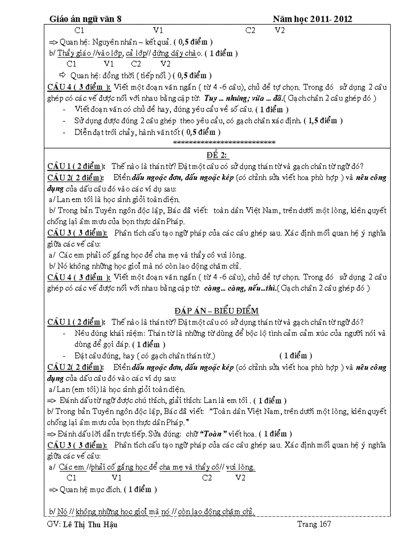 image for page Ngữ văn 8 kì 1