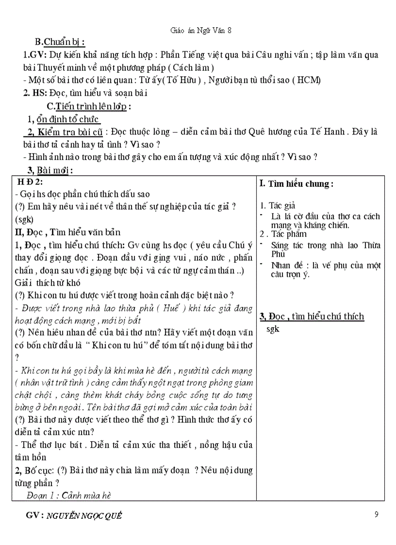 image for page Ngữ văn 8 kì ii chuẩn kt