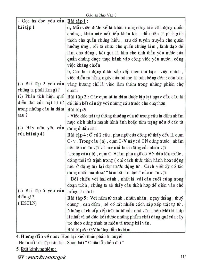 image for page Ngữ văn 8 kì ii chuẩn kt