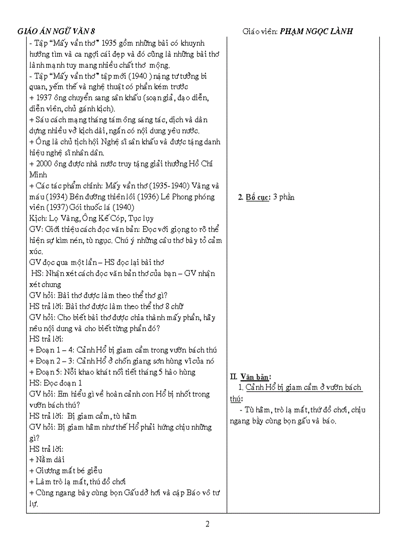 image for page Ngu van 8 lanh