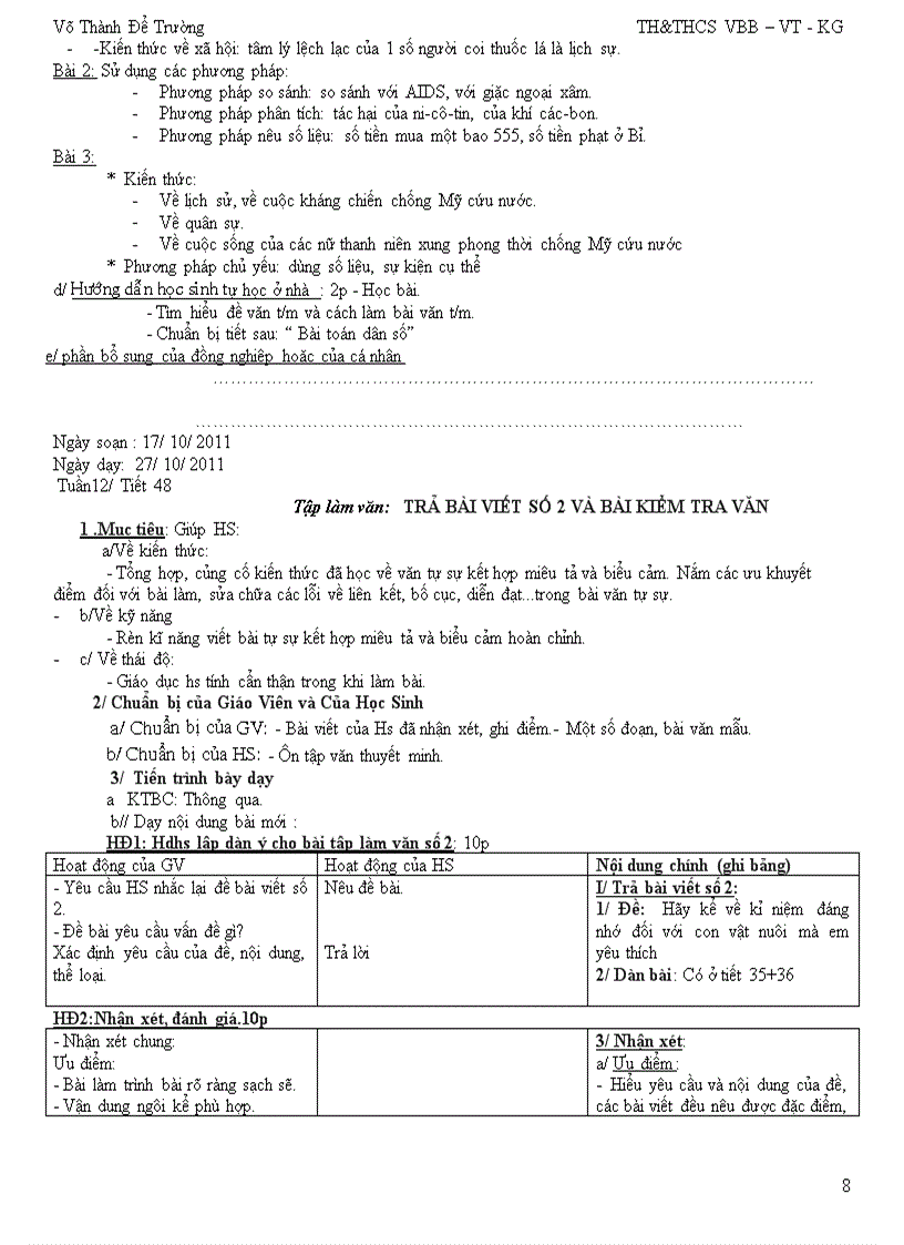 image for page Ngữ văn 8 tuần 12 mới