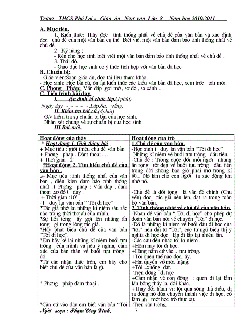 image for page Ngữ văn 8 tuần 1 2010 2011