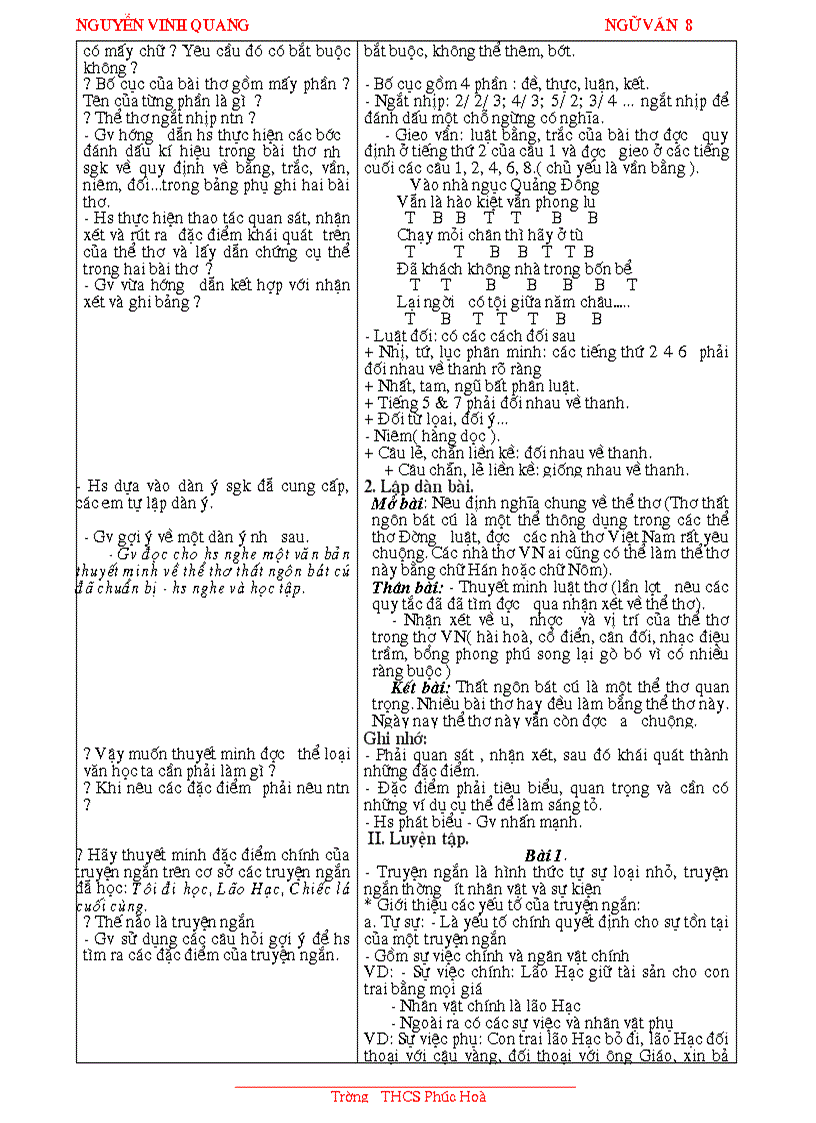 image for page Ngữ Văn 8 tuần 14 17