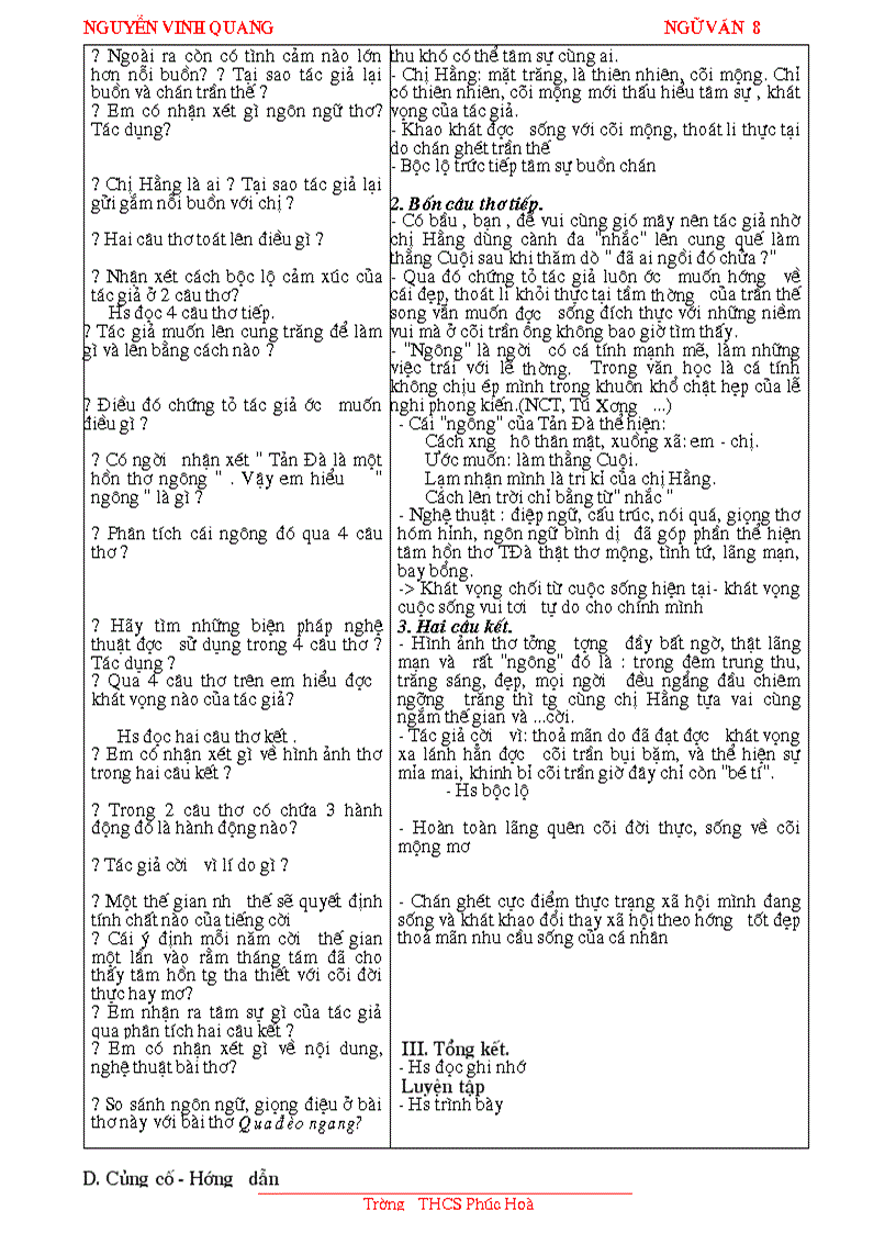 image for page Ngữ Văn 8 tuần 14 17