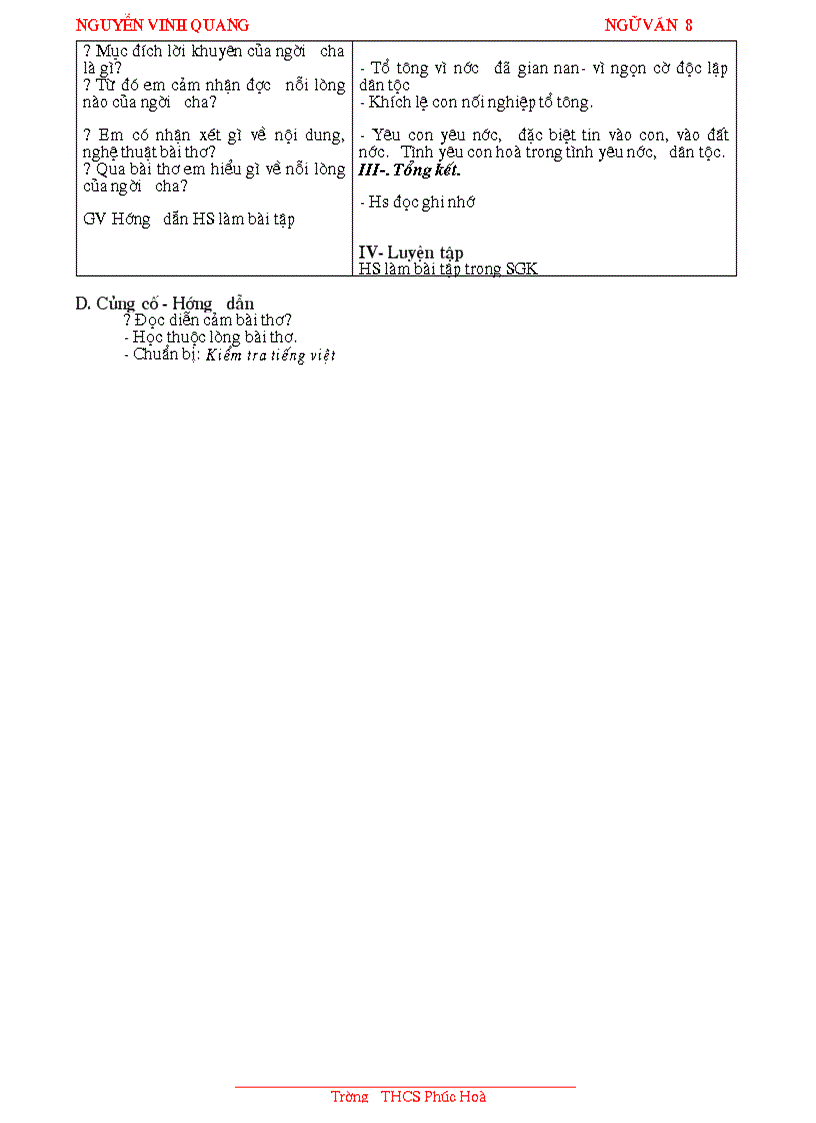 image for page Ngữ Văn 8 tuần 14 17