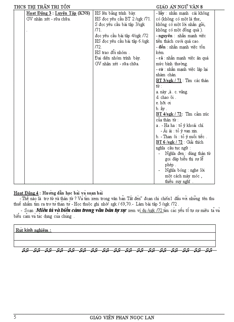 image for page Ngữ văn 8 tuần 6 tích hợp đủ