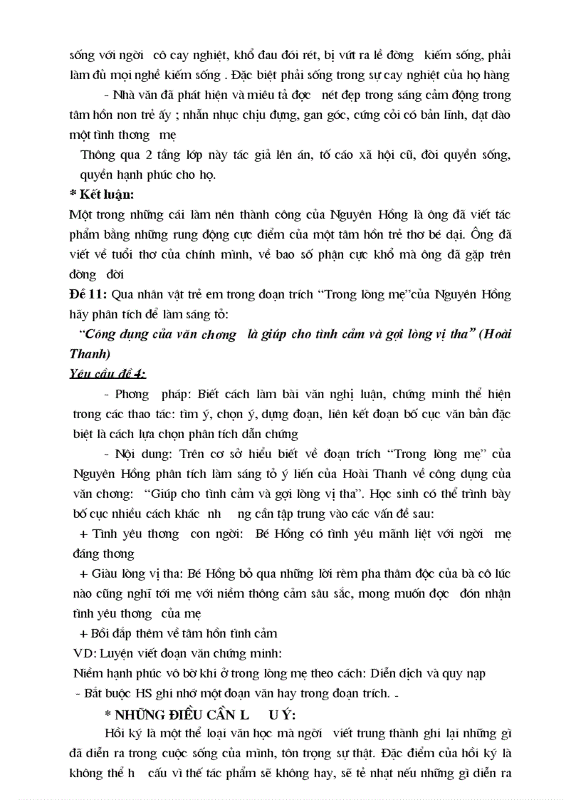 image for page Nguyên Hồng và đoạn trích trong lòng mẹ