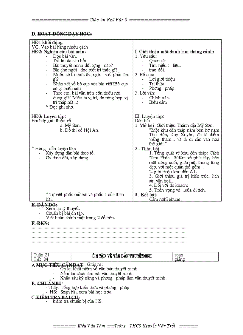 image for page Ngữ văn 8 HK II 1