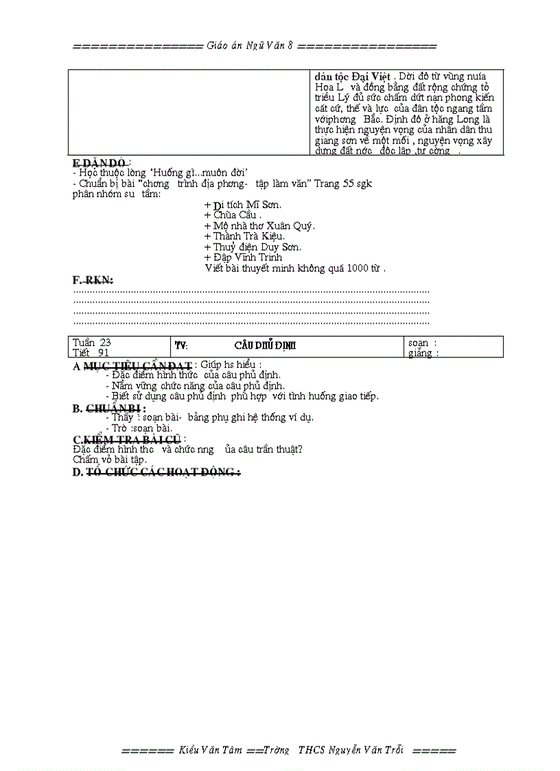 image for page Ngữ văn 8 HK II 1