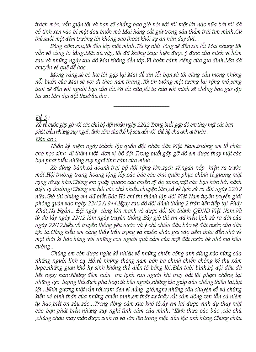 Những bài văn hay