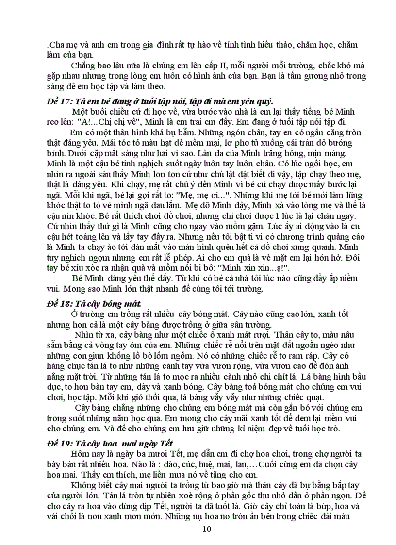 image for page Những bài văn miêu tả lớp 6