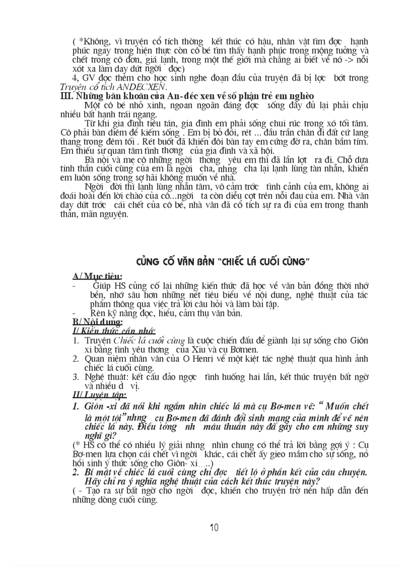 image for page Ôn tập các VB văn học 8