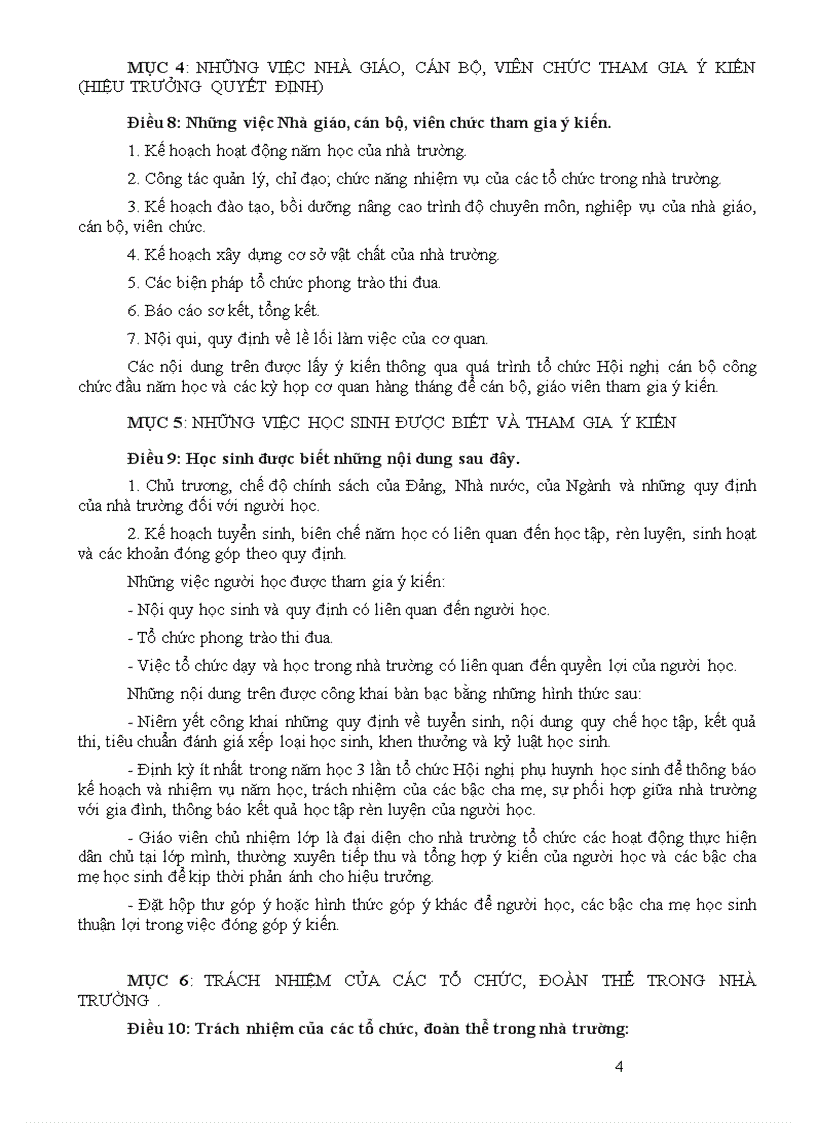 image for page Quy chế dân chủ trong nhà trường