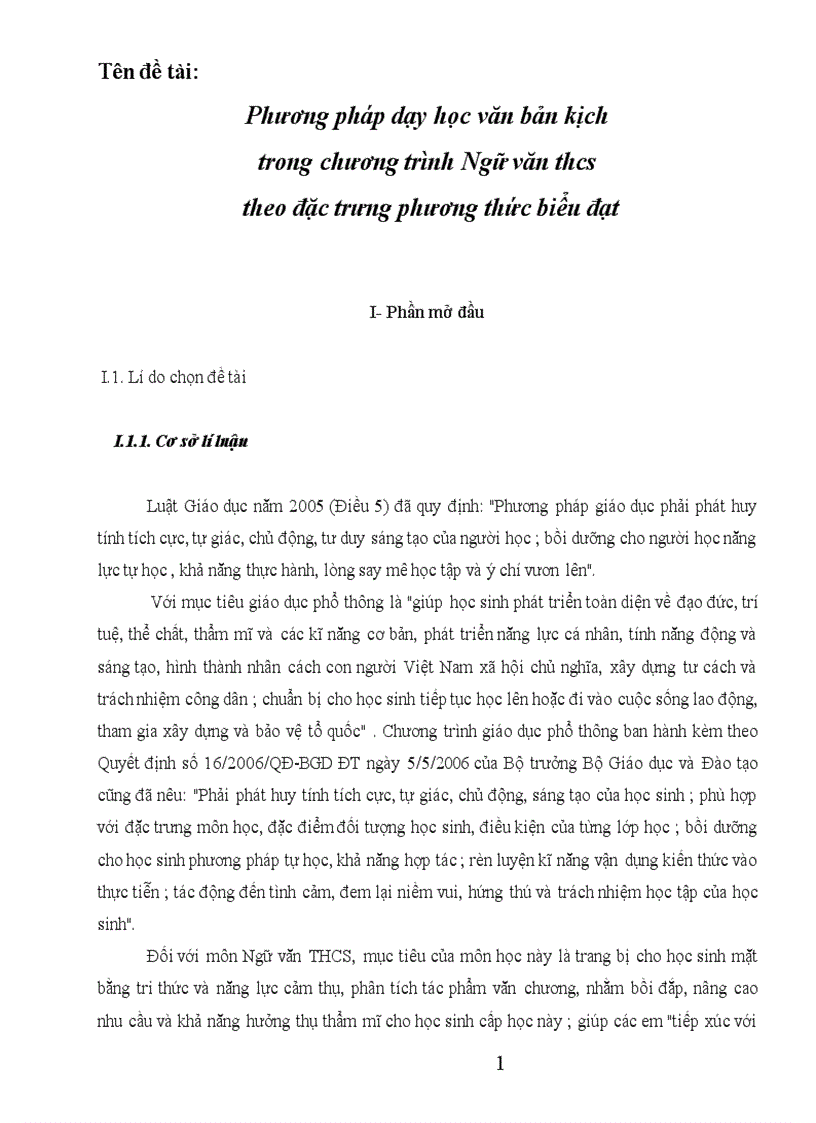 image for page SKKN Dạy văn bản Kịch