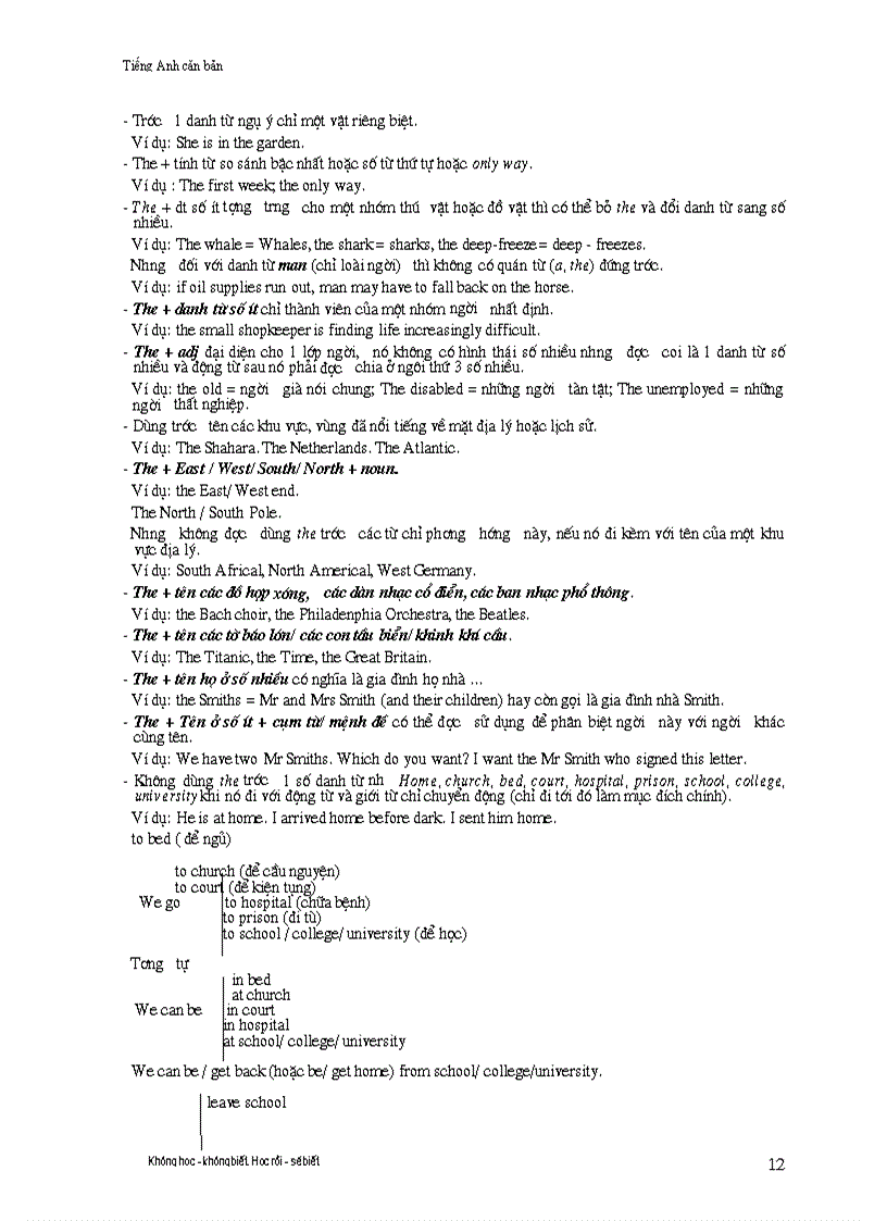 image for page Tieng anh cho nguoi day van