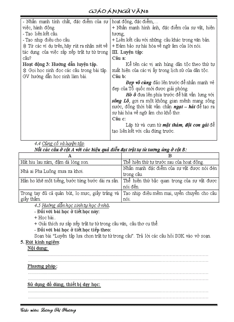 image for page Tiet 114 lua chon TRAT TU TU TRONG CAU