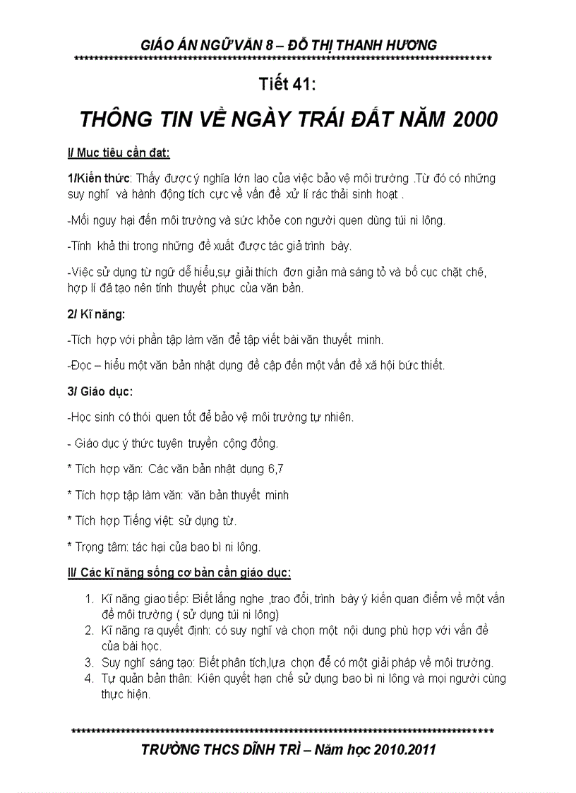 image for page Tiết 41 Văn 8