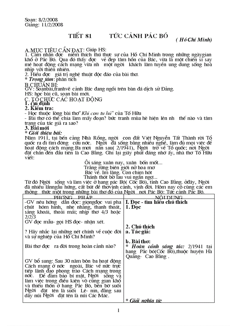 image for page Tiết 81 Tức cảnh Pác Bó