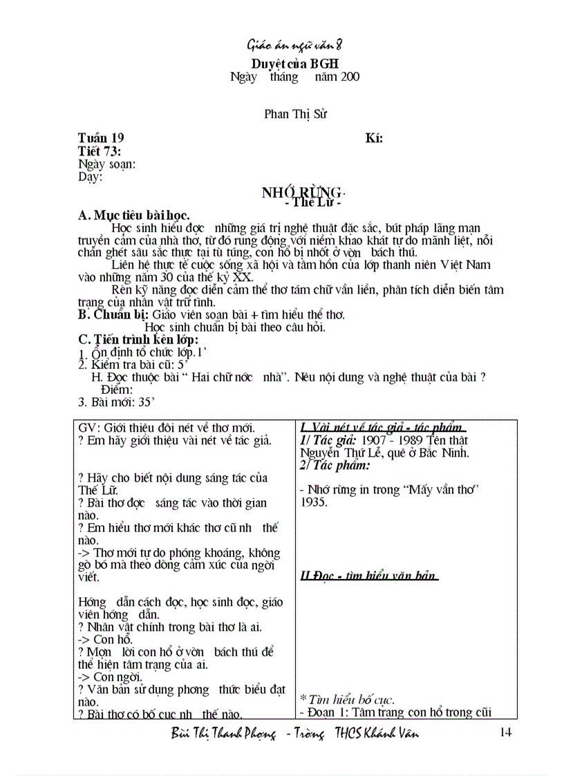 image for page Toàn bộ giáo án Ngữ văn 8