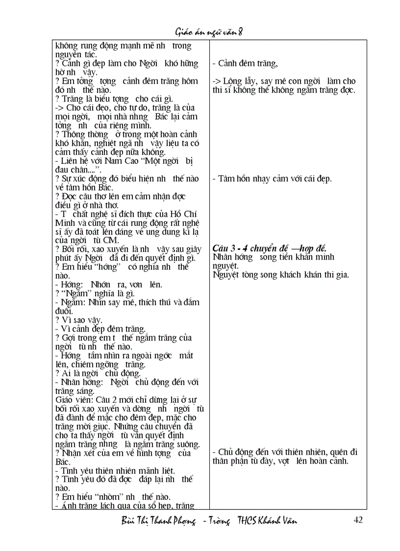 image for page Toàn bộ giáo án Ngữ văn 8