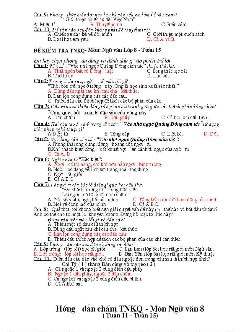 image for page Trac nghiem 3