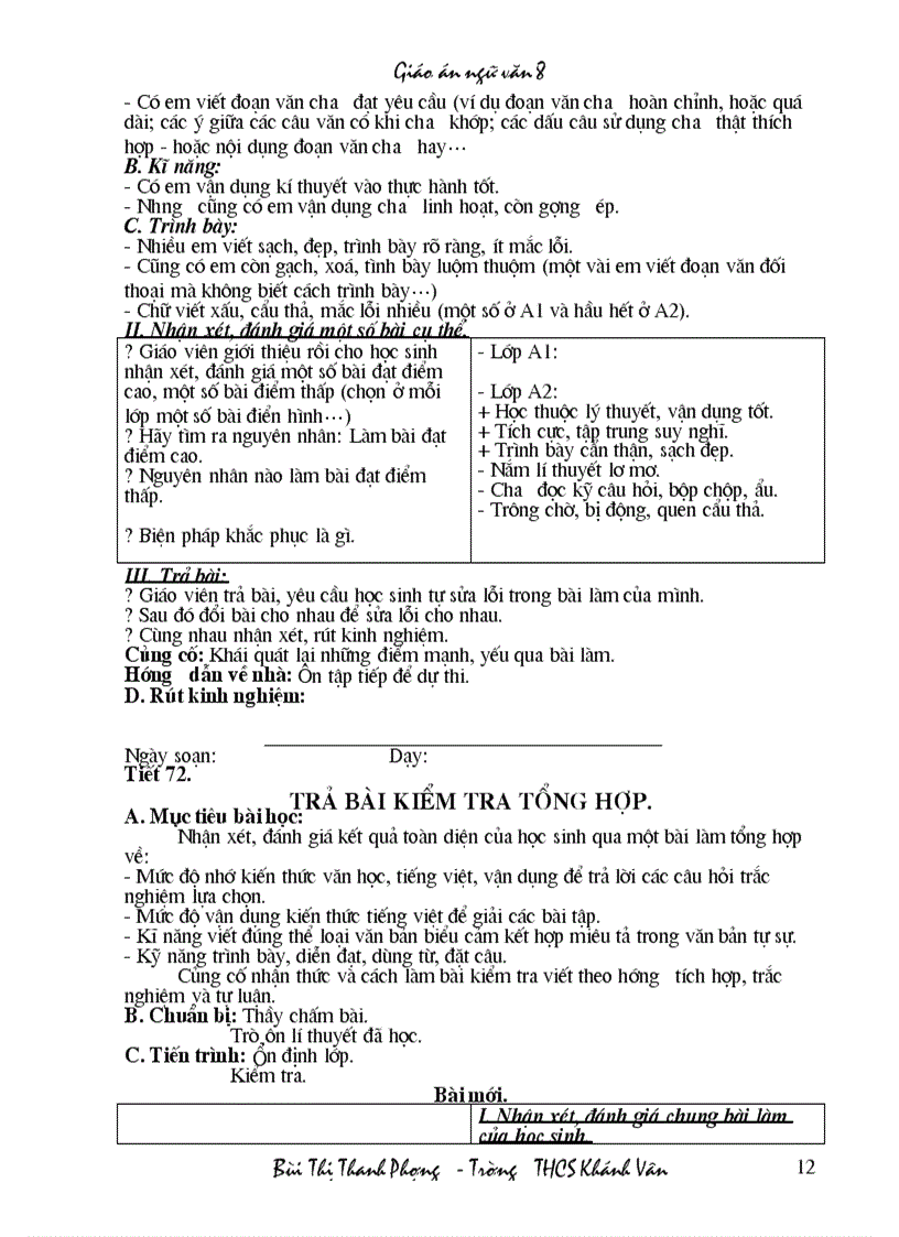 image for page Trọn bộ Giáo án văn 8 dành cho các thầy cô tham khảo