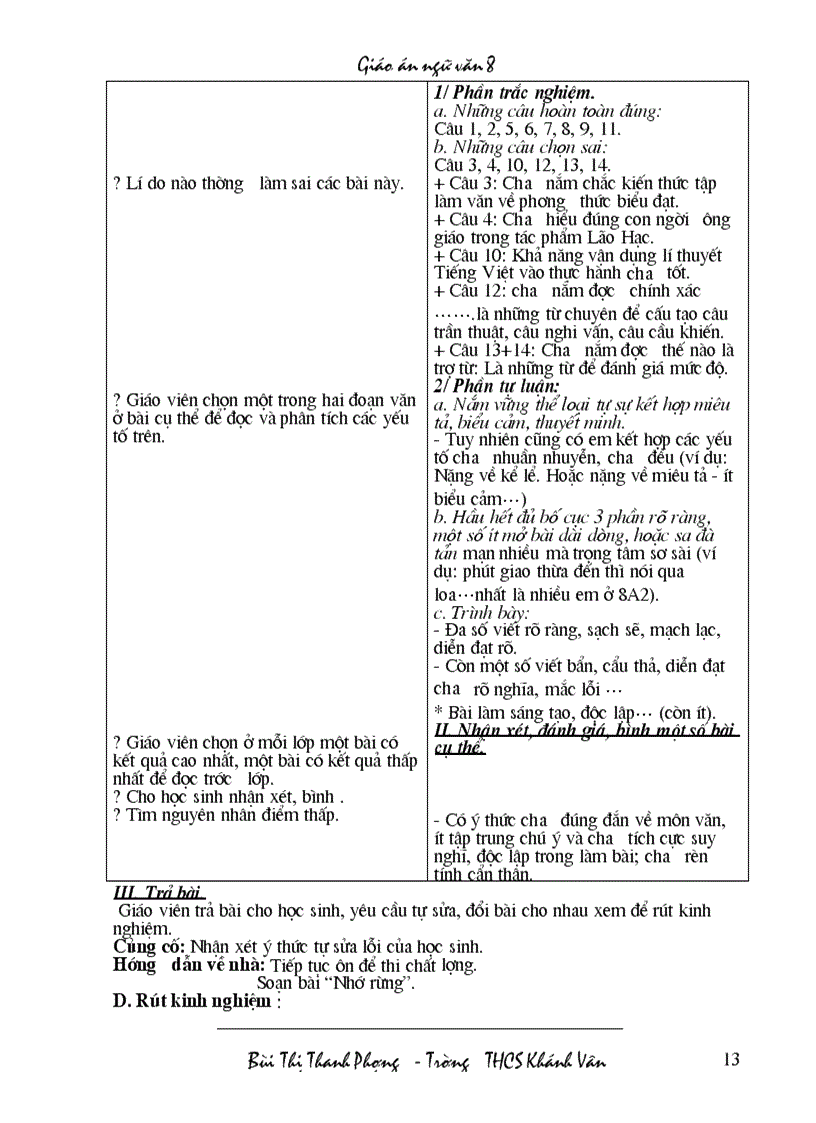 image for page Trọn bộ Giáo án văn 8 dành cho các thầy cô tham khảo