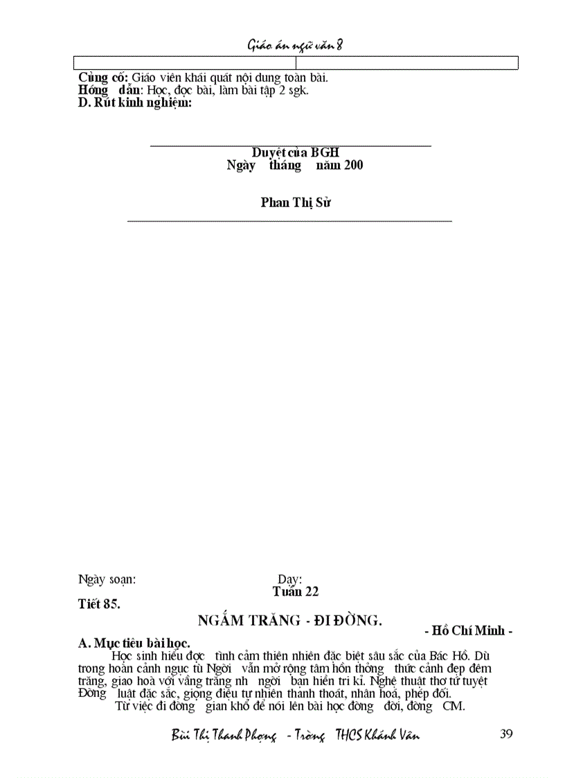 image for page Trọn bộ Giáo án văn 8 dành cho các thầy cô tham khảo