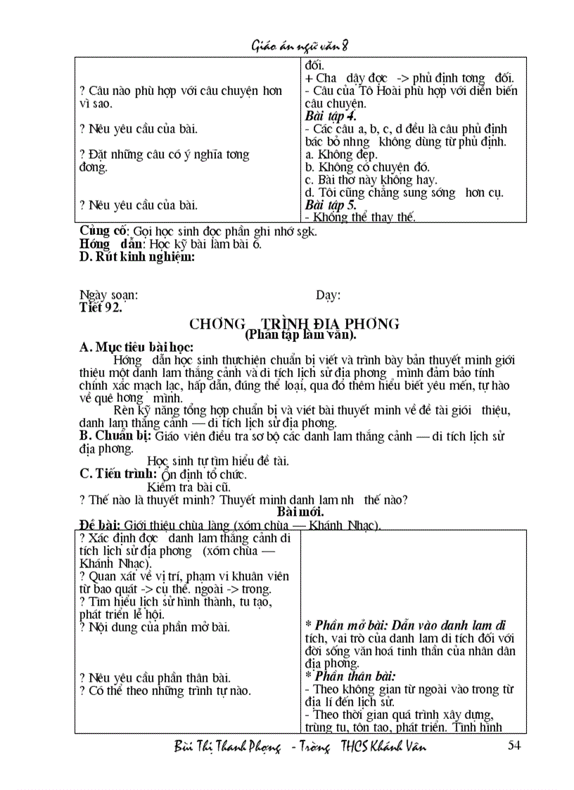 image for page Trọn bộ Giáo án văn 8 dành cho các thầy cô tham khảo