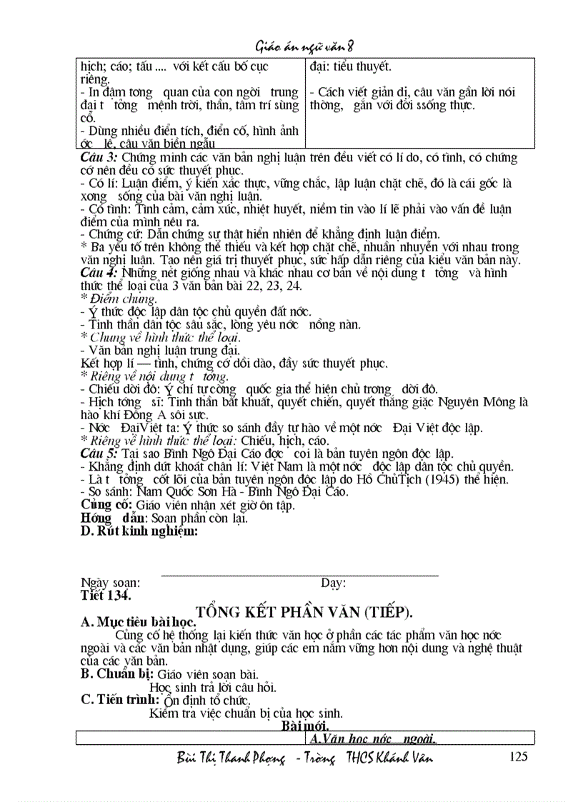 image for page Trọn bộ Giáo án văn 8 dành cho các thầy cô tham khảo