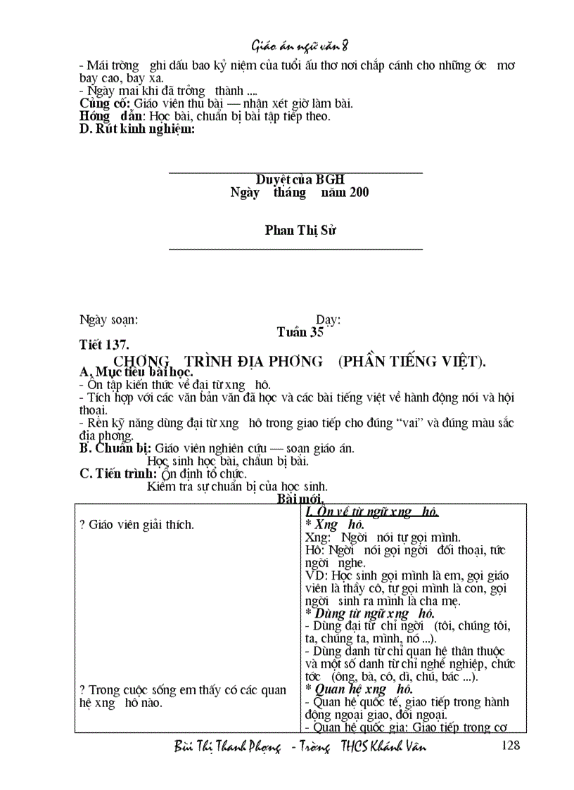 image for page Trọn bộ Giáo án văn 8 dành cho các thầy cô tham khảo