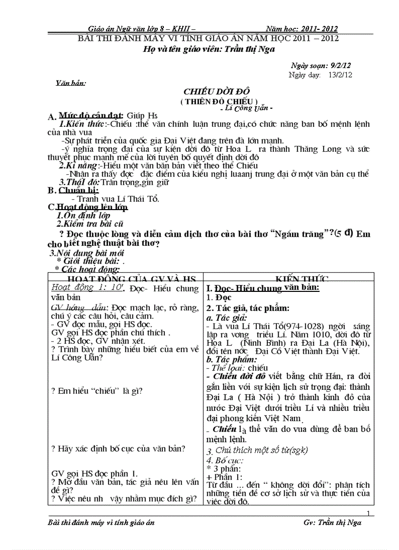 image for page Tuần 25 CHIEU DOI DO