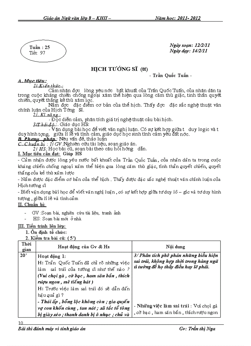 image for page Tuần 25 CHIEU DOI DO