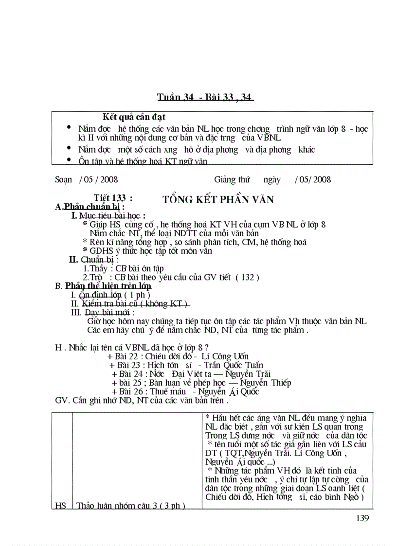 image for page Văn 8 hk ii sl