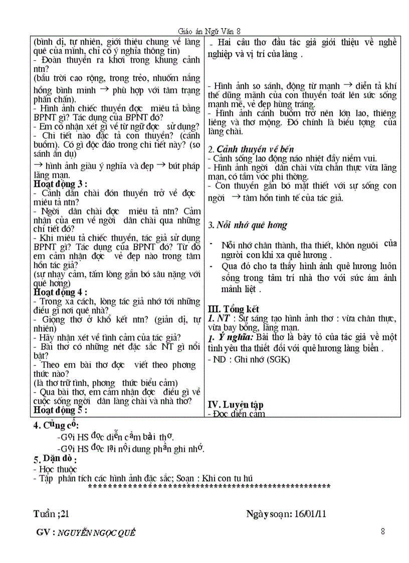 image for page Văn 8 kì ii chuẩn kt kn