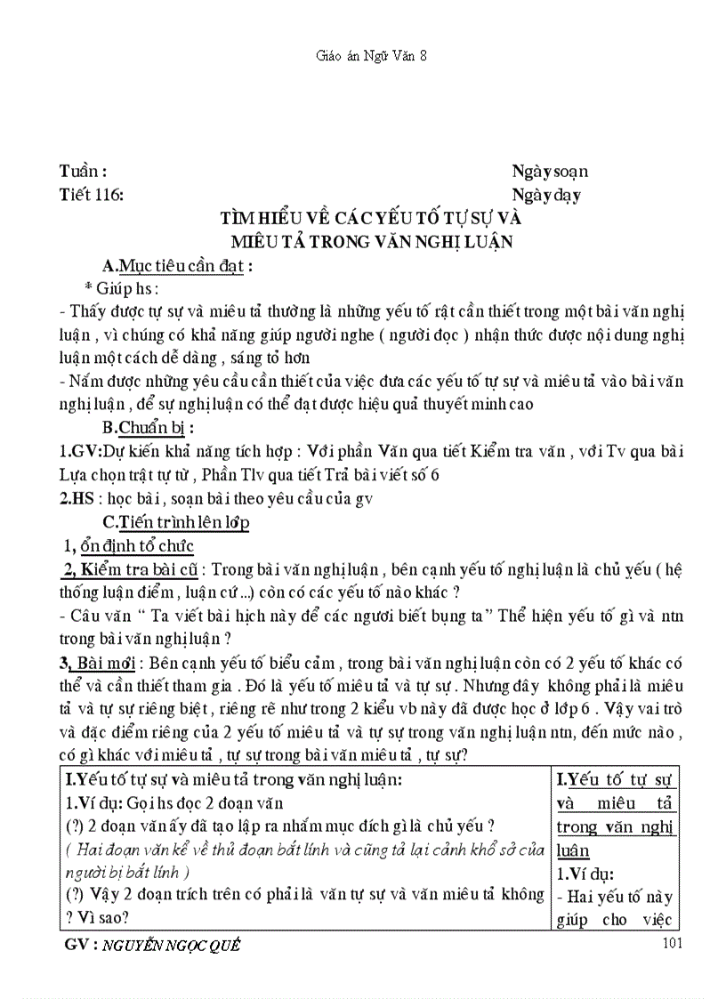 image for page Văn 8 kì ii chuẩn kt kn