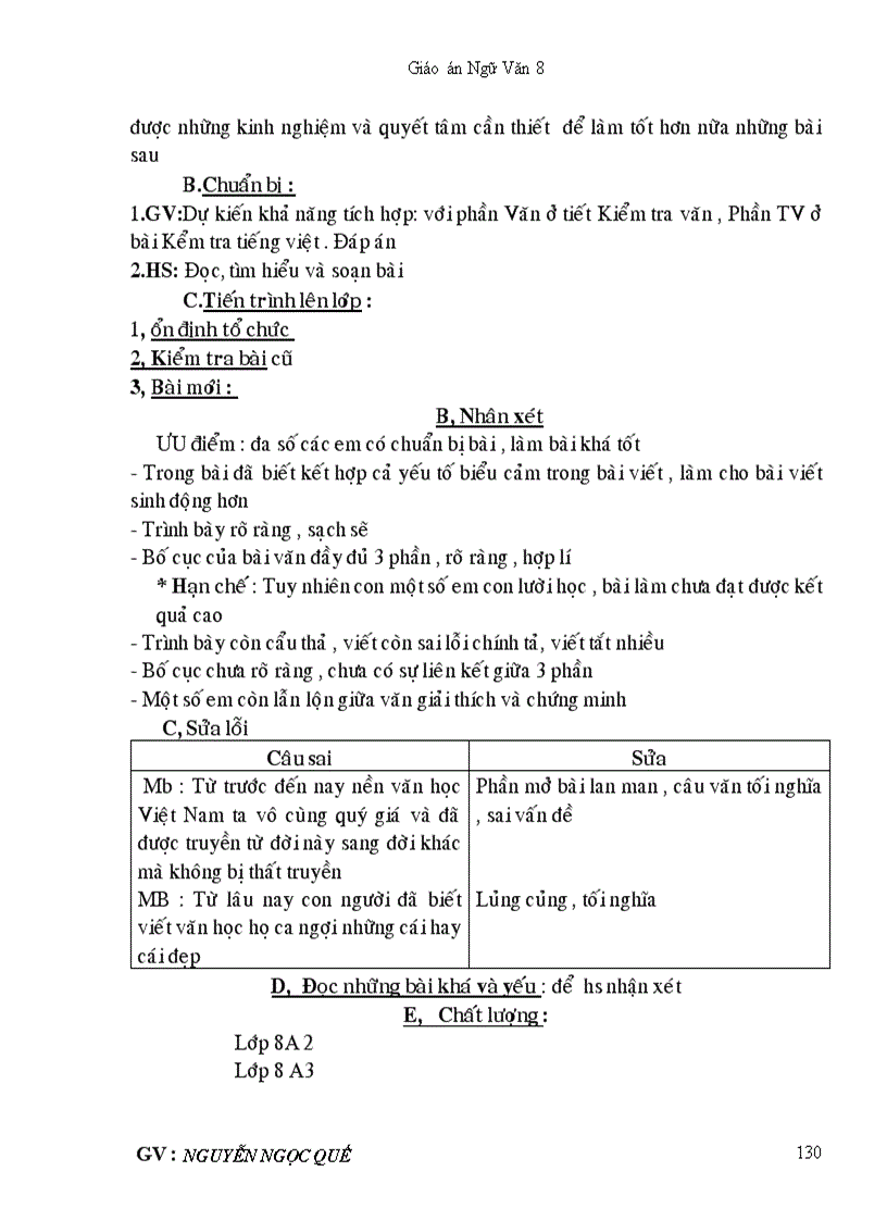 image for page Văn 8 kì ii chuẩn kt kn