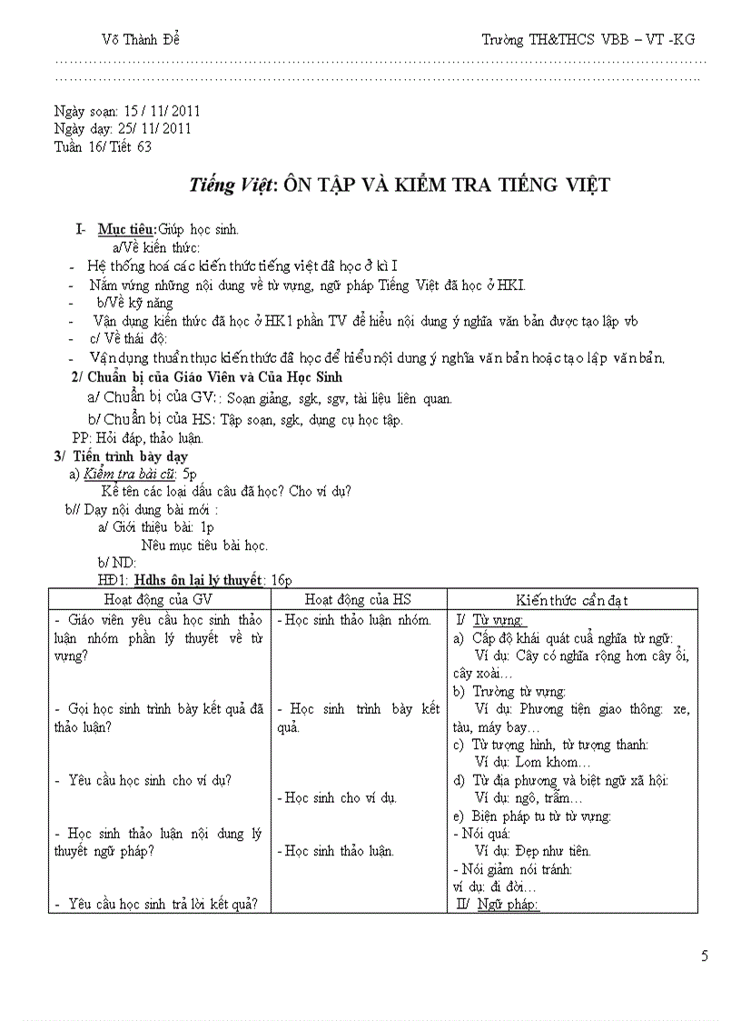 image for page Văn 8 Tuần 16 CKTKN